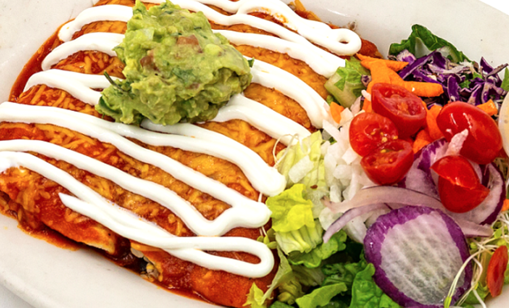 Vegan Mexican food from Natural Cafe in Santa Barbara.