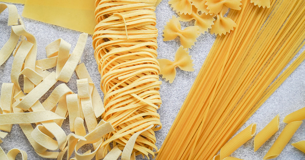 Pasta and Bread Photo (Plant Based Shopping List)